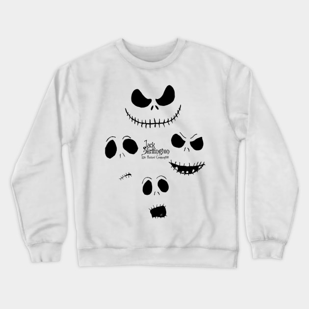 Skellington Crewneck Sweatshirt by LittleBastard